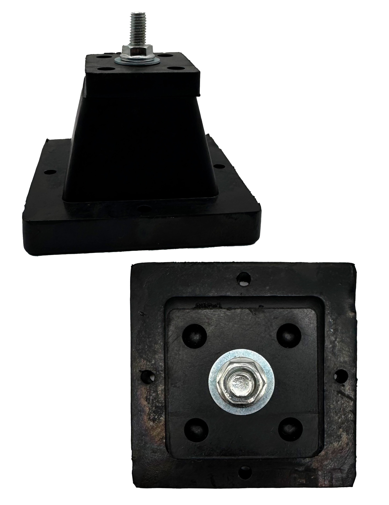 BASE DE GOMA CONDENSADORA 45K-90K BTU A/C MAX-(KG) 240 DCA-01 (JUEGO 04 PZAS) DEGAR