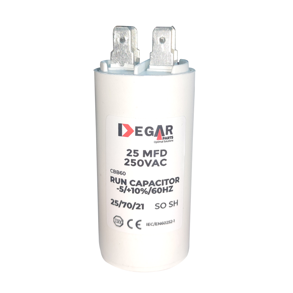 CAPACITOR BOMBA DE AGUA 25MFD 250VA DEGAR