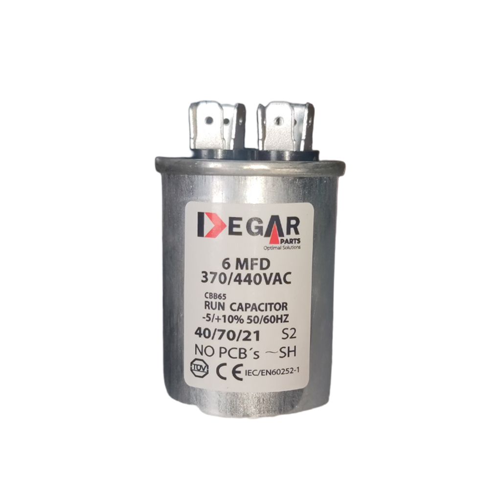 CAPACITOR MARCHA 6 MFD 370/440VA DEGAR