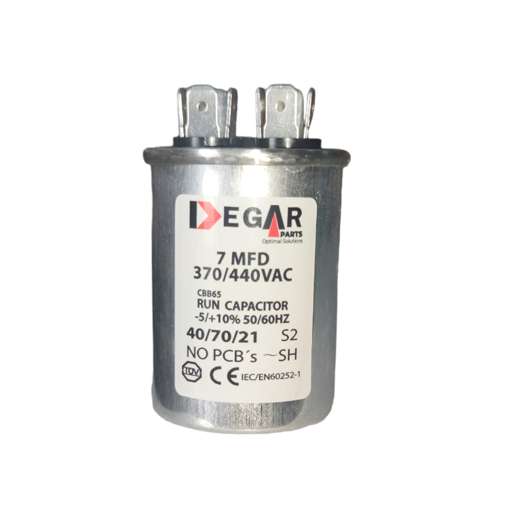 CAPACITOR MARCHA 7 MFD 370/440VA DEGAR