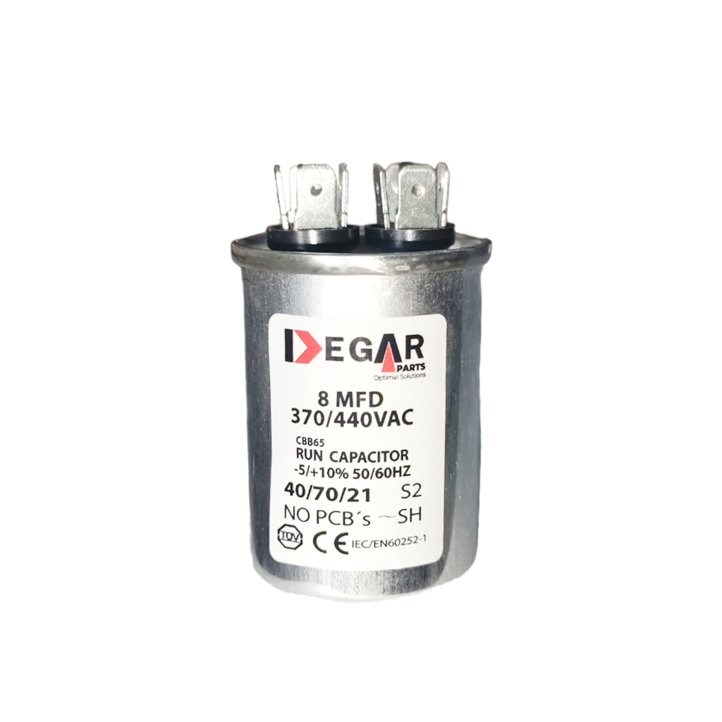 CAPACITOR MARCHA 8 MFD 370/440VA DEGAR