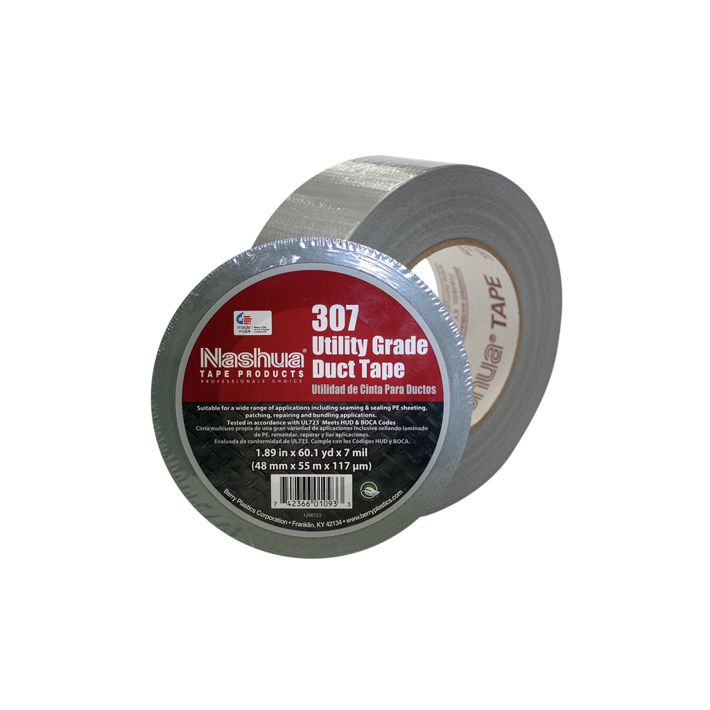 CINTA ADHESIVA DUCTO GRIS 2" 48mm x 55m (60 yd) 307 NASHUA