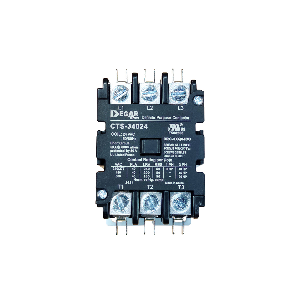 CONTACTOR PREMIUM 3x20x208V CTS-320208V DEGAR