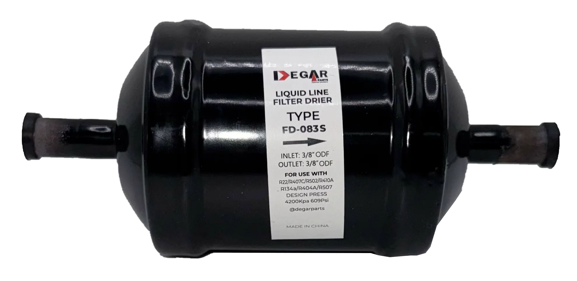 FILTRO SECADOR NUCLEO SOLIDO 3/8" ODF FD083S DEGAR