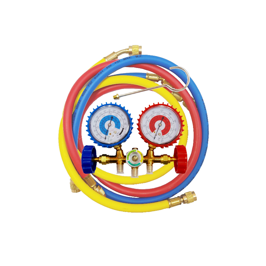JUEGOS MANOMETRO R410A 4000PSI C/MANGUERAS CT-536G - DP *