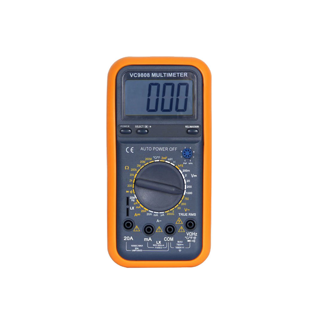 MULTIMETER DIGITAL (CAP,VOLT,AMP ,TEMP,TERM) VC9805 - DP
