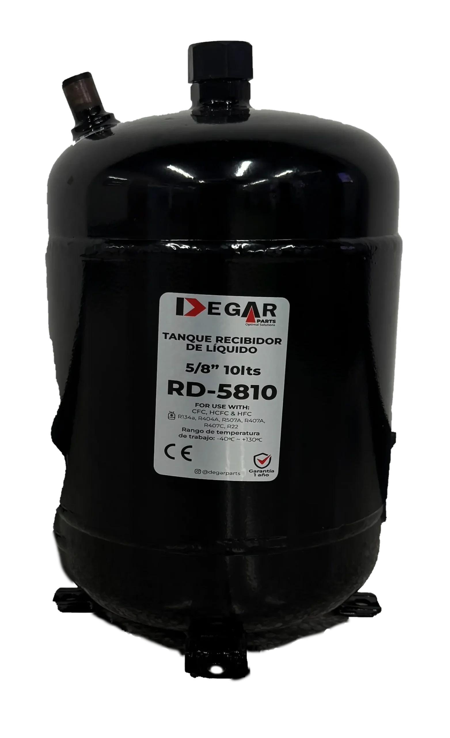 TANQUE RECIBIDOR DE LIQUIDO 5/8" 10L RD-5810 DEGAR