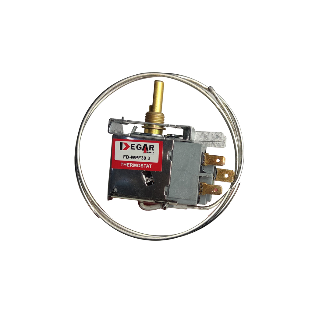 TERMOSTATO REFRIGERADOR C/CONTROL DE TEMPERATURA 3 PINES 6A FD-WPF303 DEGAR