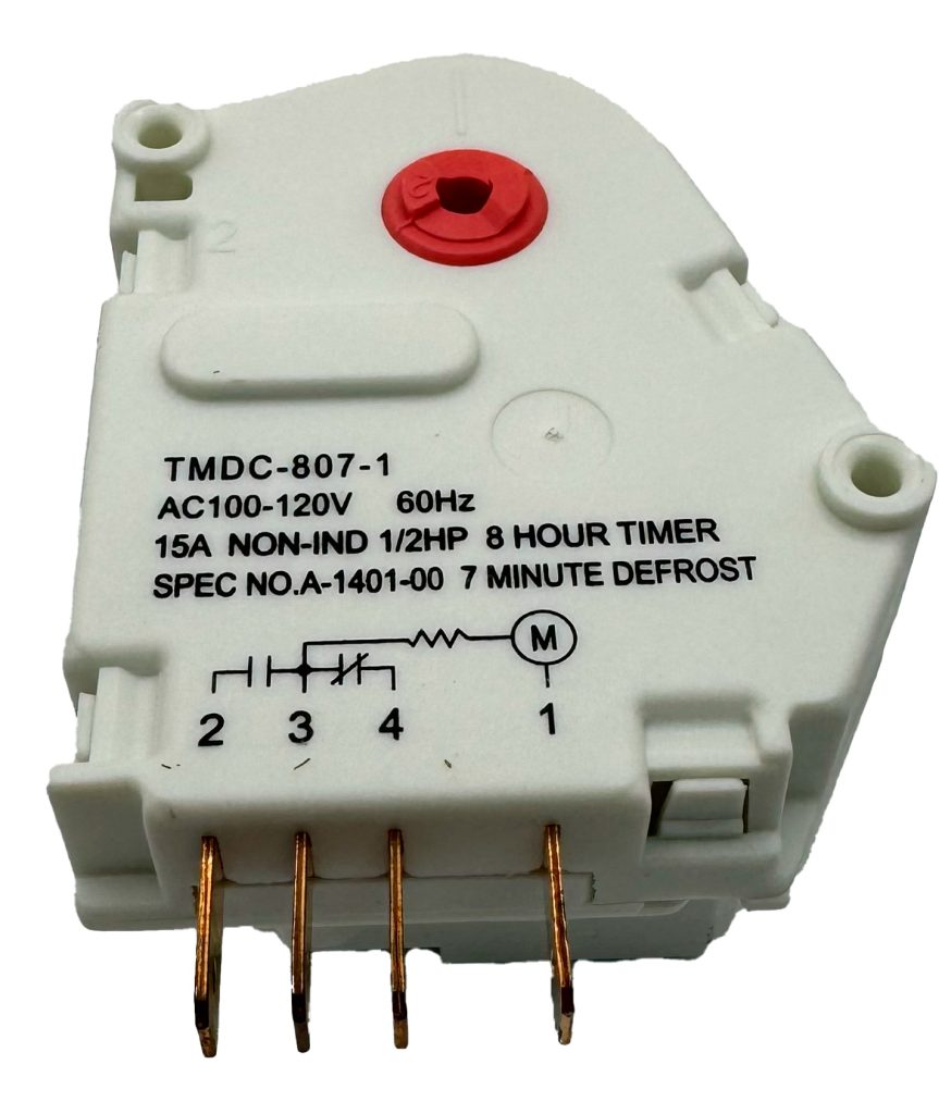 TIMER PLASTICO DEFROST 8 HORAS 7 MIN 15A/110V 60HZ TMDC-807-1 DEGAR
