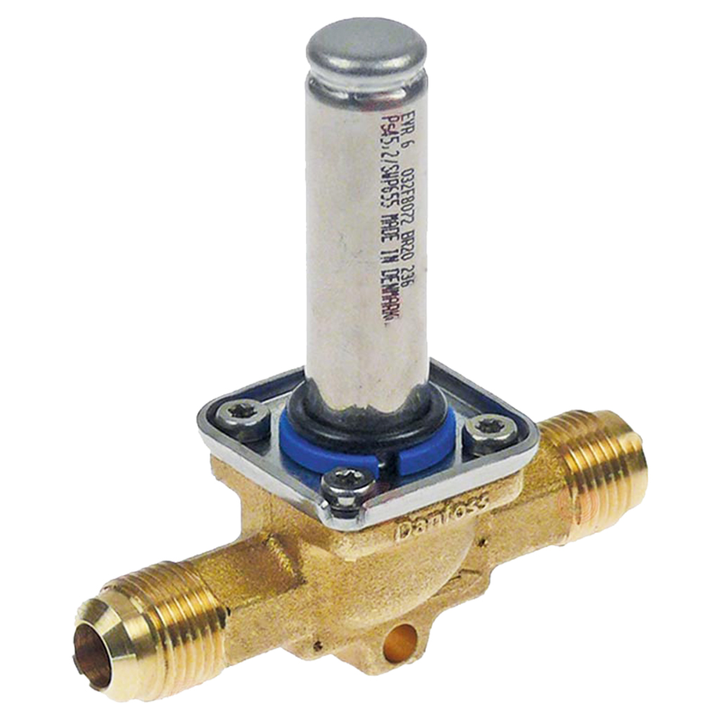 VALVULA SOLENOIDE 1/2" ODF S/BOB EVR6 NC DANFOSS