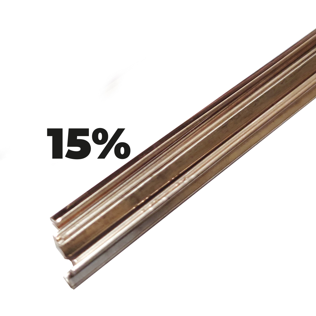VARILLA PLATA 15% 20" (PAQ.DE 1 LIBRA) DEGAR