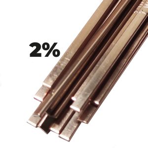VARILLA PLATA 2% 20" (PAQ. DE 1 LIBRA) HARRIS
