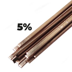 VARILLA PLATA 5% 20" CORTA 5620F/5620F1 (PAQ. DE 1 LIBRA) HARRIS